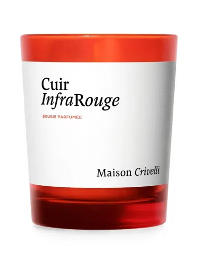 Maison Crivelli Cuir Infrarouge Candle In Orange