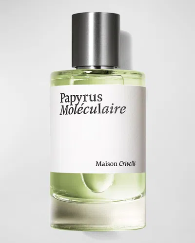 Maison Crivelli Papyrus Moleculaire Eau De Parfum, 3.4 Oz. In White