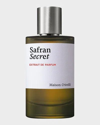 Maison Crivelli Safran Secret Extrait De Parfum, 3.4 Oz.