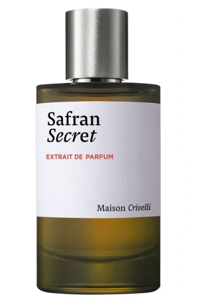 Maison Crivelli Safran Secret Extrait De Parfum In Transparent