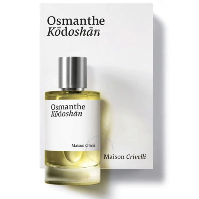 Maison Crivelli Unisex Osmanthe Kodoshan Edp 1.0 oz Fragrances 3770014898272 In Black