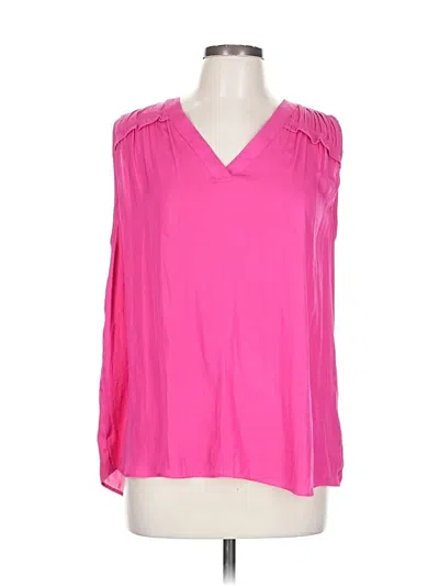 Pre-owned Maison D' Amelie 3/4 Sleeve Blouse In Pink