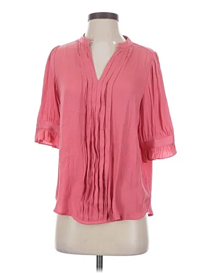 Pre-owned Maison D' Amelie 3/4 Sleeve Blouse In Pink