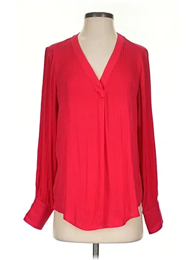 Pre-owned Maison D' Amelie 3/4 Sleeve T-shirt In Red