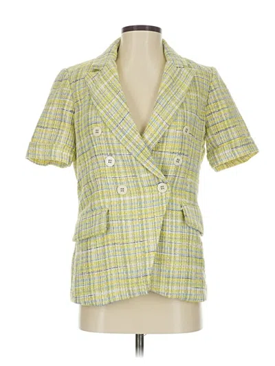 Pre-owned Maison D' Amelie Blazer Jacket In Yellow