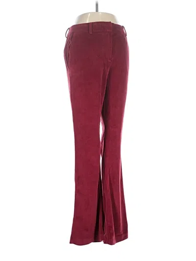 Pre-owned Maison D' Amelie Casual Pants In Burgundy