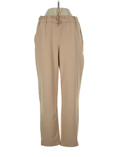 Pre-owned Maison D' Amelie Casual Pants In Tan