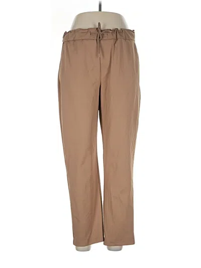 Pre-owned Maison D' Amelie Casual Pants In Tan
