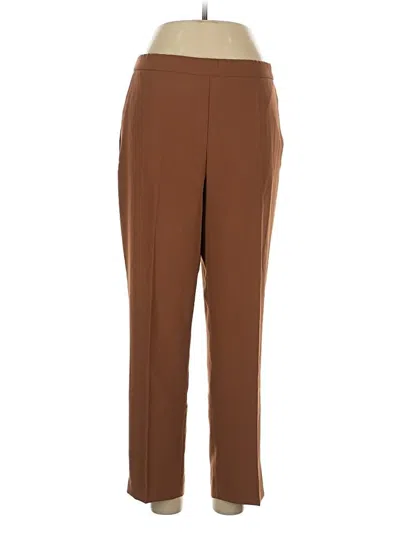Pre-owned Maison D' Amelie Dress Pants In Brown