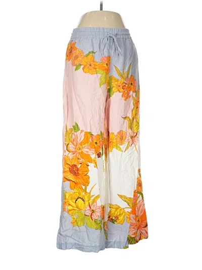 Pre-owned Maison D' Amelie Linen Pants In Gray
