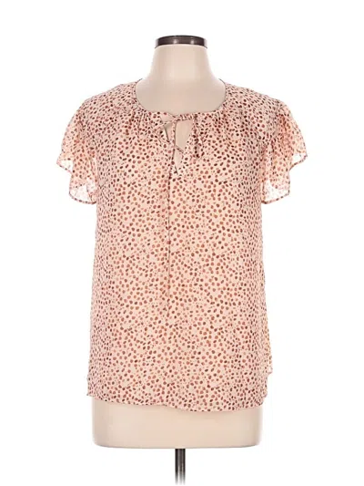 Pre-owned Maison D' Amelie Short Sleeve T-shirt In Brown