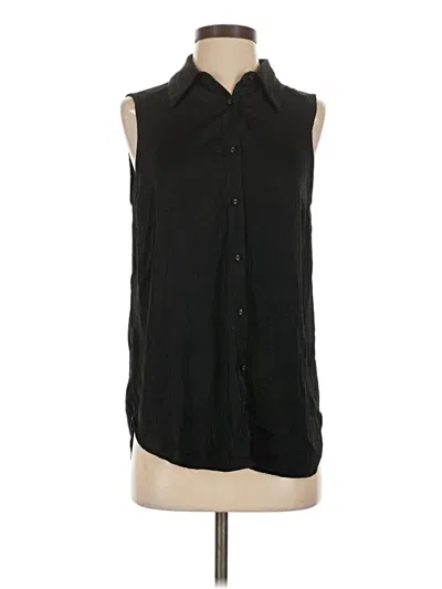 Pre-owned Maison D' Amelie Sleeveless Blouse In Black