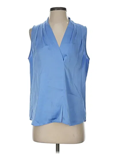 Pre-owned Maison D' Amelie Sleeveless Blouse In Blue