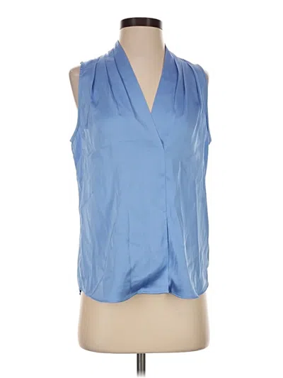 Pre-owned Maison D' Amelie Sleeveless Blouse In Blue