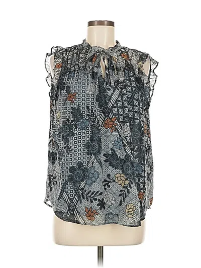 Pre-owned Maison D' Amelie Sleeveless Blouse In Gray