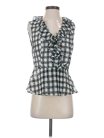 Pre-owned Maison D' Amelie Sleeveless Blouse In Gray
