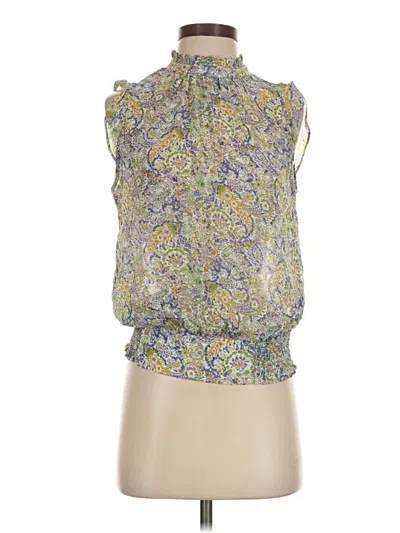 Pre-owned Maison D' Amelie Sleeveless Blouse In Green