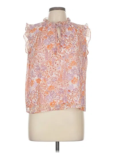 Pre-owned Maison D' Amelie Sleeveless Blouse In Orange