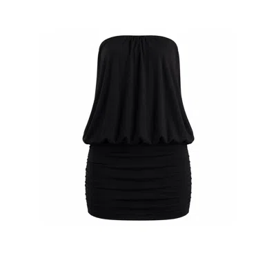 Maison De Gala Women's Black Luna Noir Mini Dress