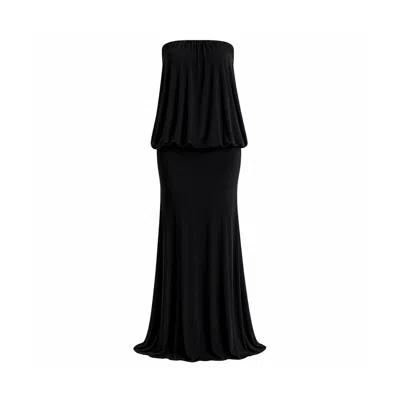 Maison De Gala Women's Black Valerie Noir Maxi Dress