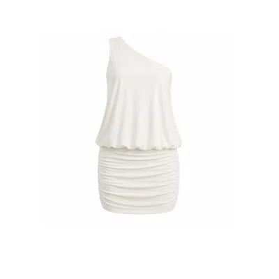 Maison De Gala Women's Neutrals Elara Ivory Mini Dress In White