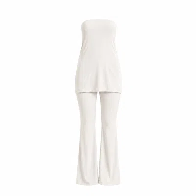 Maison De Gala Women's Neutrals Valerie Ivory Set In White