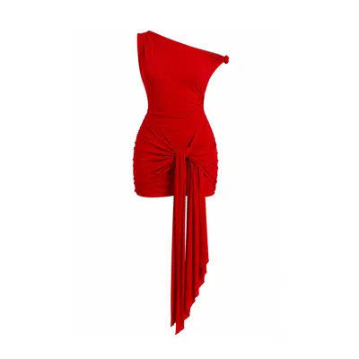 Maison De Gala Women's Red Aurelia Crimson Mini Dress