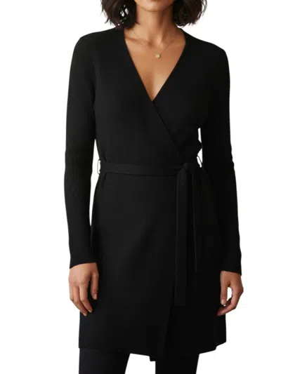 Maison De Papillon Carter Cardigan In Black