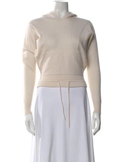 Pre-owned Maison De Papillon Silk Crew Neck Sweater In Neutral