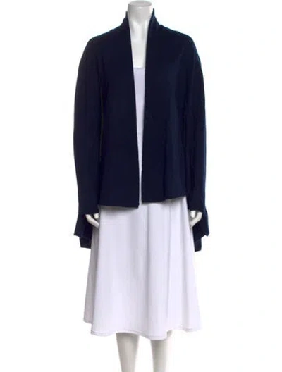 Pre-owned Maison De Papillon V-neck Sweater In Blue