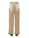 Maison De Papillon Women's Roan Reversible Pants In Gold/noir In Gold