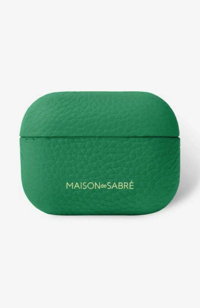 Maison De Sabre Airpods Pro Case In Emerald Green