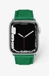 Maison De Sabre Apple Watch Band In Emerald Green