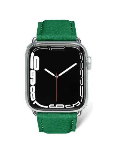 Maison De Sabre Apple Watch Polished Metal Apple Watch Band In Green