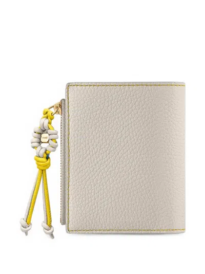Maison De Sabre Bifold Leather Wallet In Blue