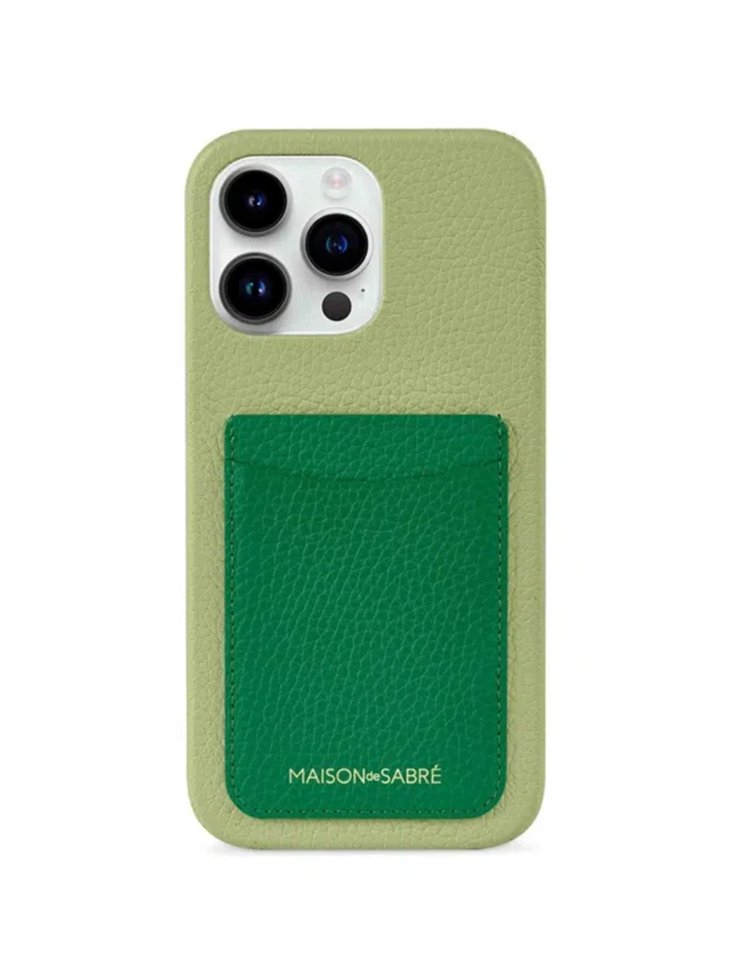 MAISON de  SABRE iPhone13 スマホケース Maison De Sabre Card Phone Case In Emerald Pistachio | ModeSens