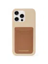 Maison De Sabre Card Phone Case (iphone 12 Pro) In Sandstone Brown