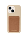Maison De Sabre Card Phone Case Iphone 14 Plus In Sandstone Brown