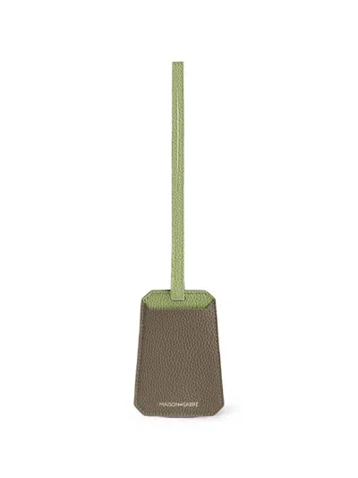 Maison De Sabre Grain-leather Luggage Tag In Multi