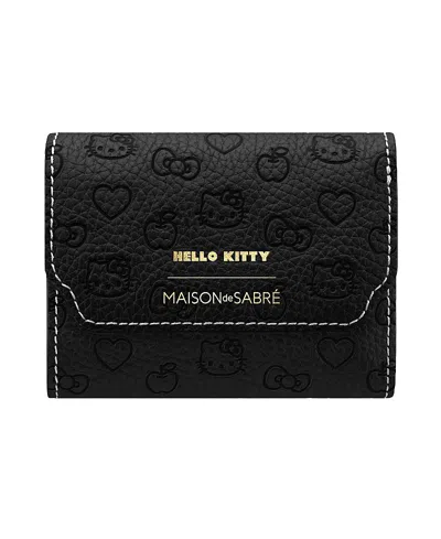 MAISON DE SABRE MAISON DE SABRE HELLO KITTY LEATHER TRIFOLD WALLET