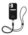 Maison De Sabre Hello Kitty Sling Phone Case (iphone 16) In Black