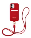 Maison De Sabre Hello Kitty Sling Phone Case (iphone 16) In Pomegranate Red