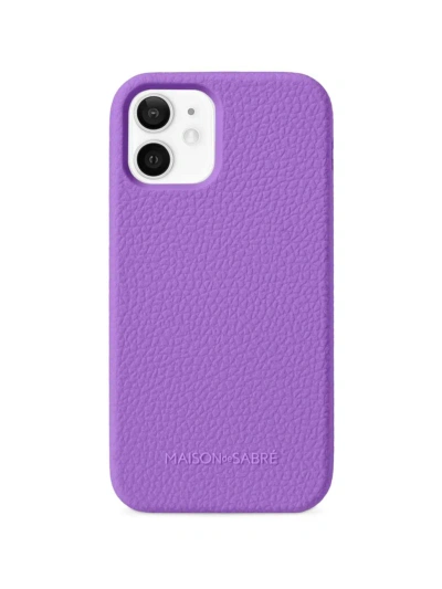 Maison De Sabre Jelligrain Silicone Phone Case (iphone 12 Mini) In Viola Purple