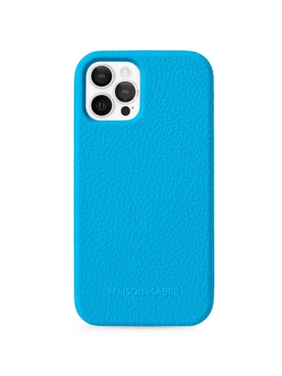 Maison De Sabre Jelligrain Silicone Phone Case (iphone 12 Pro Max) In Blue