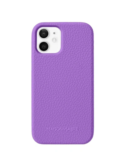 Maison De Sabre Jelligrain Silicone Phone Case (iphone 12) In Viola Purple