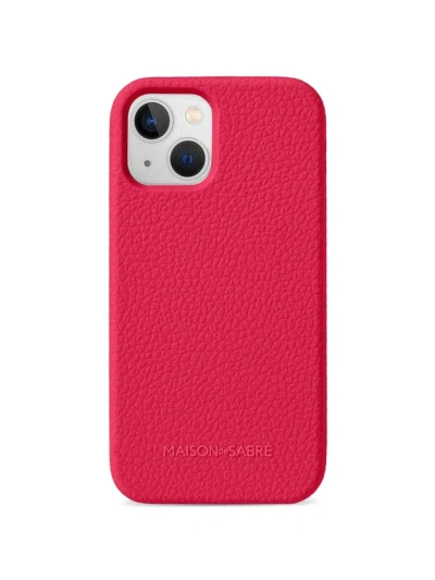 Maison De Sabre Jelligrain Silicone Phone Case (iphone 13) In Pink