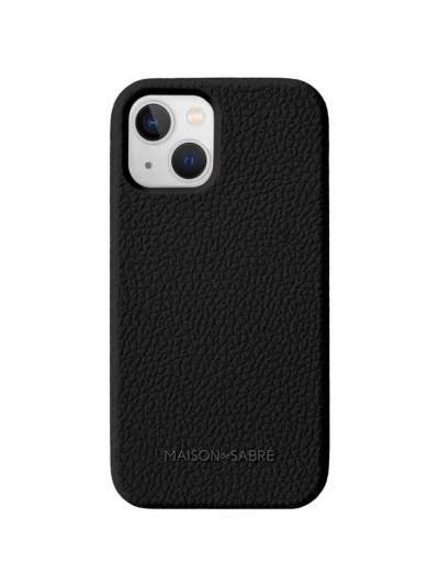 Maison De Sabre Jelligrain Silicone Phone Case (iphone 14 Plus) In Black