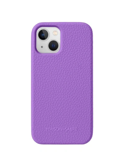 Maison De Sabre Jelligrain Silicone Phone Case (iphone 14 Plus) In Purple