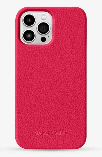 Maison De Sabre Jelligrain Silicone Phone Case In Red