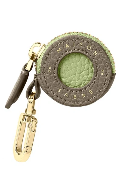 Maison De Sabre Maison De Sabré Leather Airtag Charm In Multi